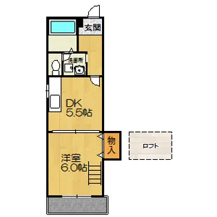 レオンハイツ【4階】の間取り