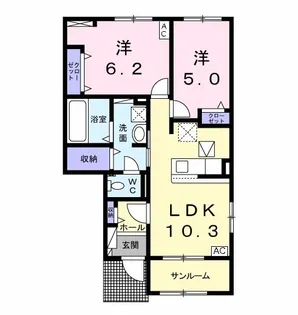 アナベルA【1階】の間取り