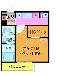 My Style Vintage津田沼南【3階】の間取り