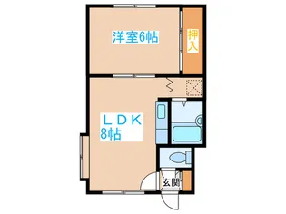 マウントハイム【3階】の間取り