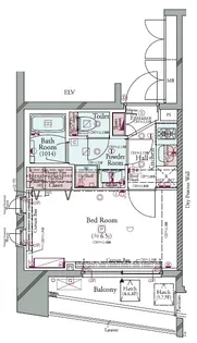 コンシェリア渋谷笹塚 <PREMIUM VIEW>【2階】の間取り