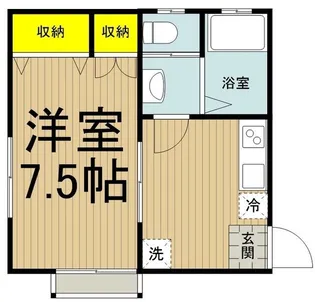 クレア【1階】の間取り