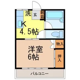 フォーユーハイツ【3階】の間取り