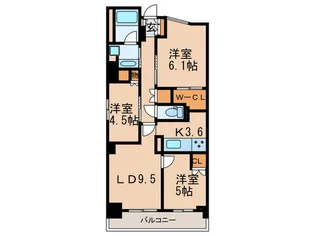 IPSE府中【2階】の間取り