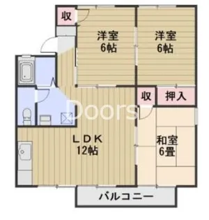 ガーデンヒルズ岡山【2階】の間取り