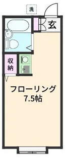 アスペンハイム【1階】の間取り