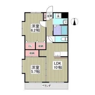 ドゥエリングTK【3階】の間取り