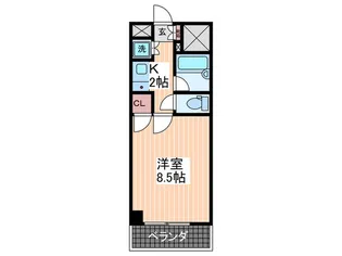 アンビエンテ平松【5階】の間取り