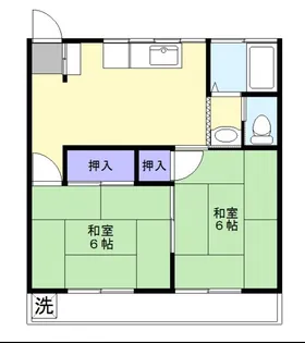 コーポ大熊【2階】の間取り