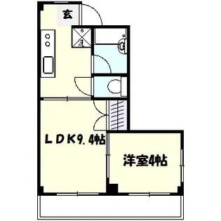 アーバンレース高津第1【1階】の間取り