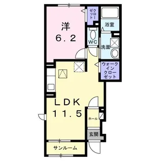 ジャム ハウス【1階】の間取り