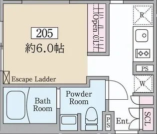 ReveResidence学芸大学【2階】の間取り