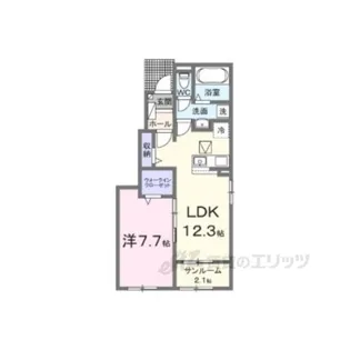 セイバリープリムローズ2【1階】の間取り