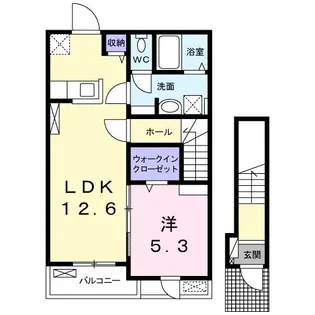マルベリー【2階】の間取り