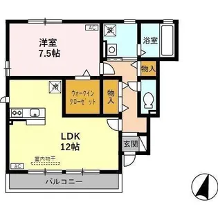 グランリベルテ【1階】の間取り