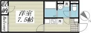 コーポニッコー【2階】の間取り