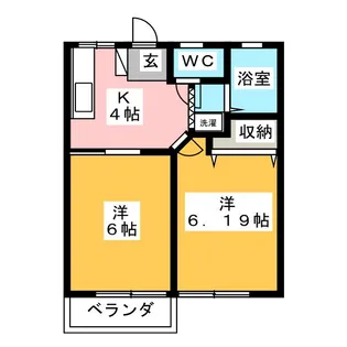 境和ハイツ【2階】の間取り