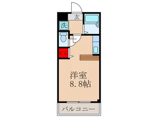 サングリア【4階】の間取り