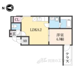 グランロイヤル【1階】の間取り