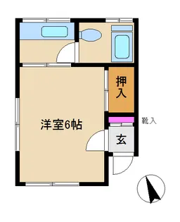 大野荘【2階】の間取り
