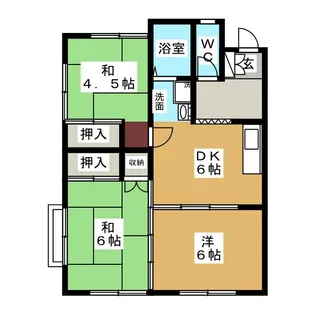 コーポS【1階】の間取り