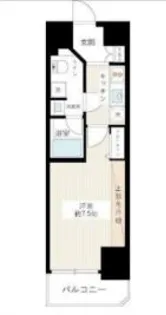 ブライズ亀戸【8階】の間取り