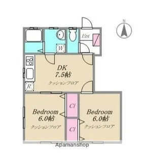Domicile Un【1階】の間取り
