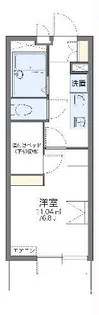 レオパレストレモロ【4階】の間取り
