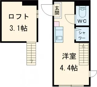 S.T Riverside【2階】の間取り