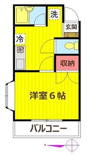 グリーン キャッスル【2階】の間取り