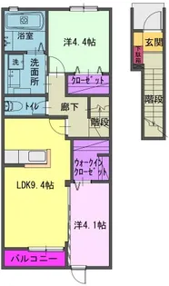エルシア【2階】の間取り