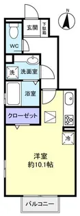ファインハウスII【1階】の間取り