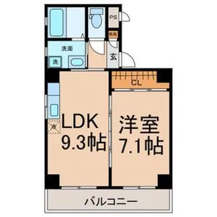 クレアール【2階】の間取り