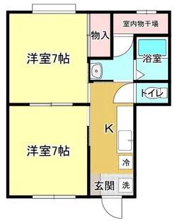 シャレー加賀【2階】の間取り