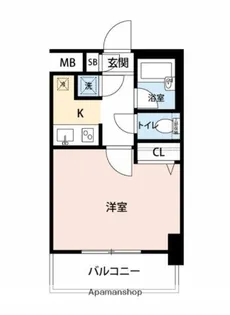 マイナビSTAYミライエ芝浦Tokyo Bay【7階】の間取り