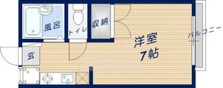 岩村ハイツ【1階】の間取り