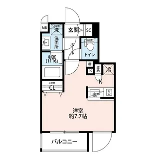 プレール・ドゥーク学芸大学II【1階】の間取り
