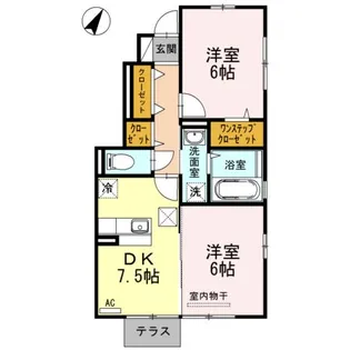 アルデバラン【1階】の間取り
