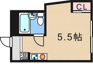 パシフィック新今宮【4階】の間取り