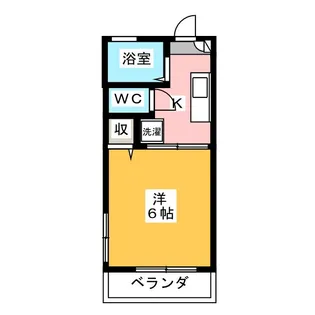 レーベン周明【1階】の間取り