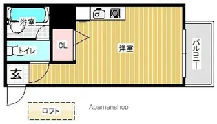 ジョイナス五条【3階】の間取り