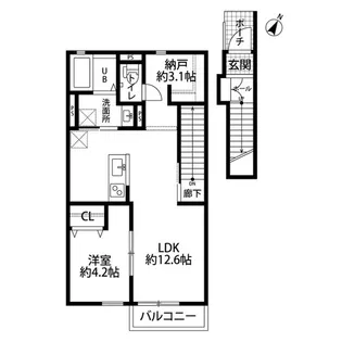 Dura Casa下保谷【2階】の間取り