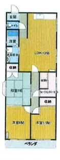 カサフローラ【3階】の間取り