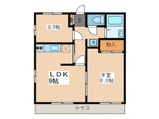 ヒルコートM【1階】の間取り