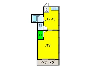 ハイムヤマウチ【3階】の間取り
