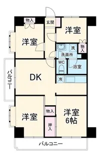 Forest Mansion 武蔵浦和【5階】の間取り
