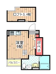 ルチアーノ【1階】の間取り