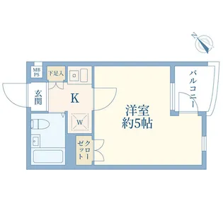 オクトワール相模大野【2階】の間取り