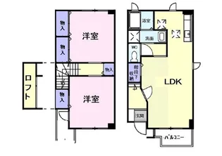 ビューテラス A【1階】の間取り