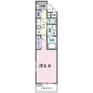 グレイスフル 栗橋【2階】の間取り
